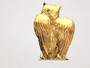 owl 02 3D-printmodel
