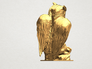 owl 02 3D-printmodel