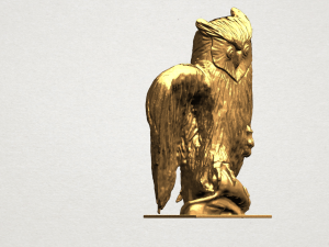 owl 02 3D-printmodel