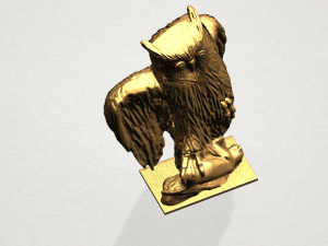 owl 02 3D-printmodel
