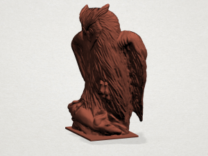 owl 02 3D-printmodel