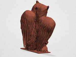owl 02 3D-printmodel