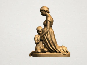 moeder-kind 02 3D printmodel