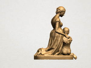 mother-child 02 Model Cetak 3D