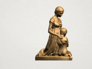 mother-child 02 3D Print Model