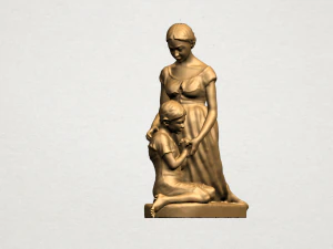 mother-child 02 3D Print Model