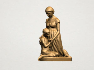 mother-child 02 3D Print Model