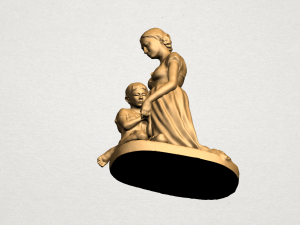 mother-child 02 Model Cetak 3D