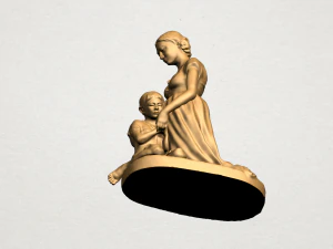 mother-child 02 3D Print Model