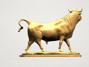 bull 02 Model Cetak 3D