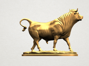 bull 02 Model Cetak 3D
