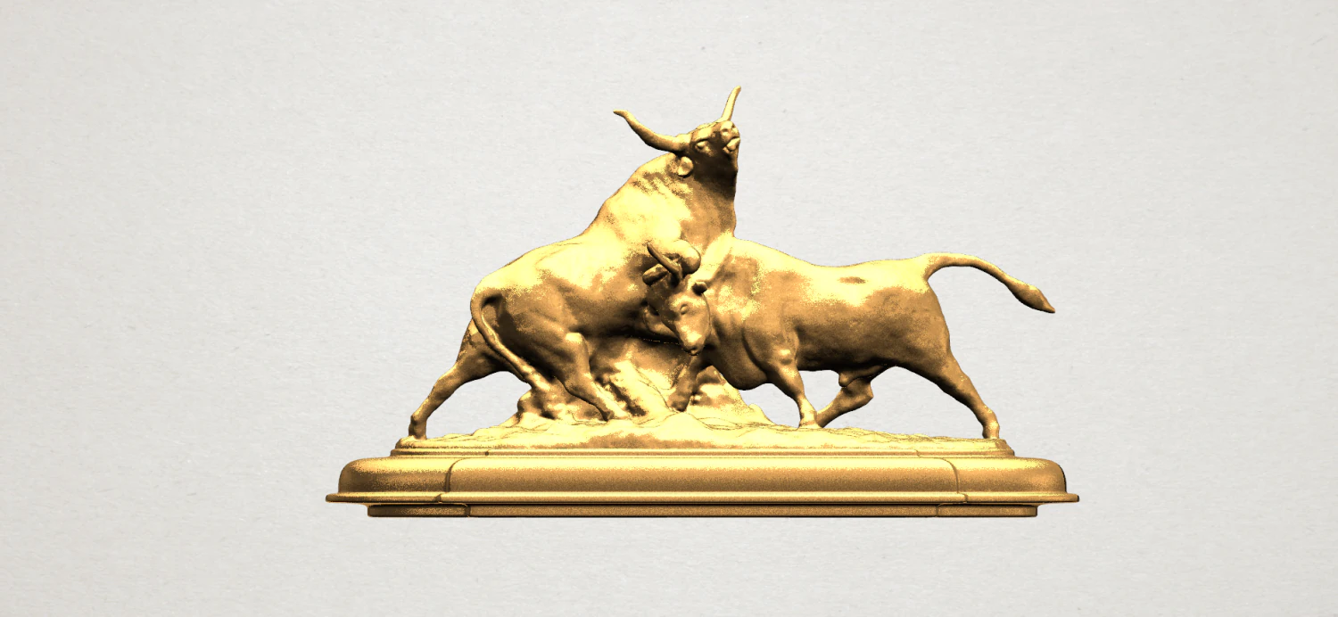 bull 03 3D Print Model .c4d .max .obj .3ds .fbx .stl .blend 