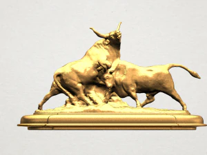 touro 03 Modelo de Impressão 3D