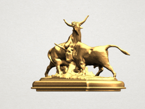 bull 03 Modelo de Impressão 3D
