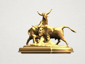 bull 03 3D Print Model