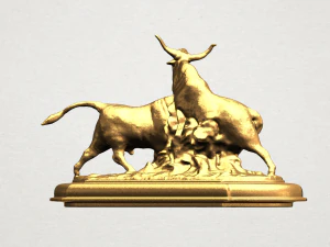 bull 03 3D Print Model