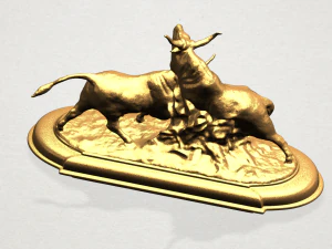 bull 03 3D Print Model