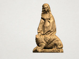 saint margaret 3D Print Model
