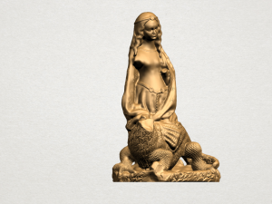 saint margaret 3D 프린트 모델