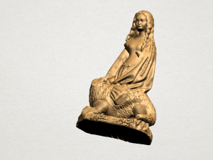 saint margaret 3D 프린트 모델