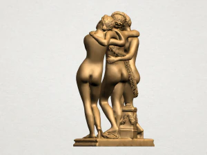 sculpture of three grace 02 3D Print Model