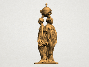 sculpture of three grace 03 3D-Druckmodell