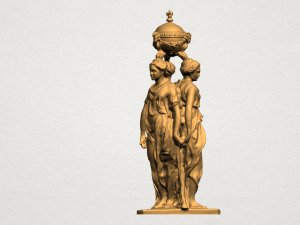 sculpture of three grace 03 3D-Druckmodell