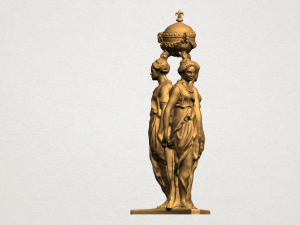sculpture of three grace 03 3D-Druckmodell