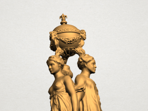 sculpture of three grace 03 3D-Druckmodell