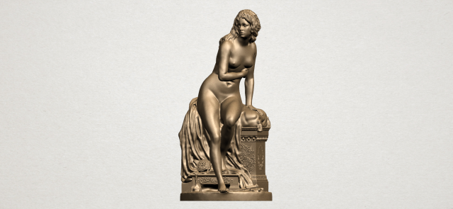 naked girl 01 3D 프린트 모델 .c4d .max .obj .3ds .fbx .stl .blend 