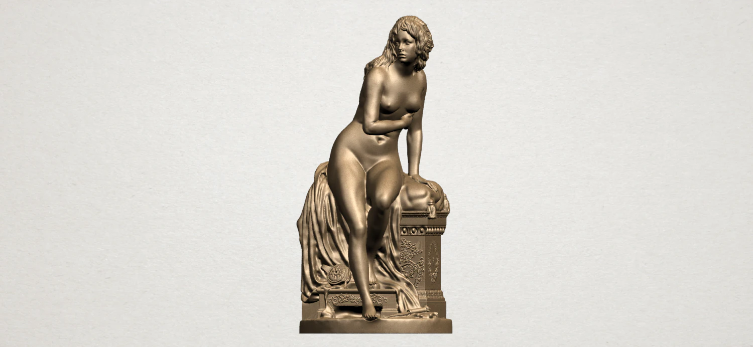 naked girl 01 3D Print Model .c4d .max .obj .3ds .fbx .stl .blend 