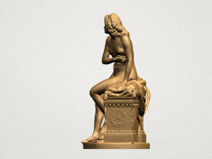 naked girl 01 3D 프린트 모델