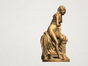 naked girl 01 3D 프린트 모델