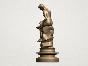 naked girl 03 Modello di stampa 3D
