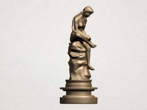 naked girl 03 Modello di stampa 3D