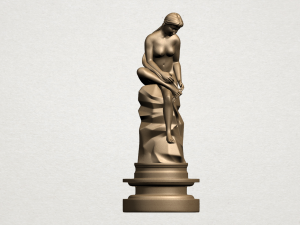 naked girl 03 Modello di stampa 3D