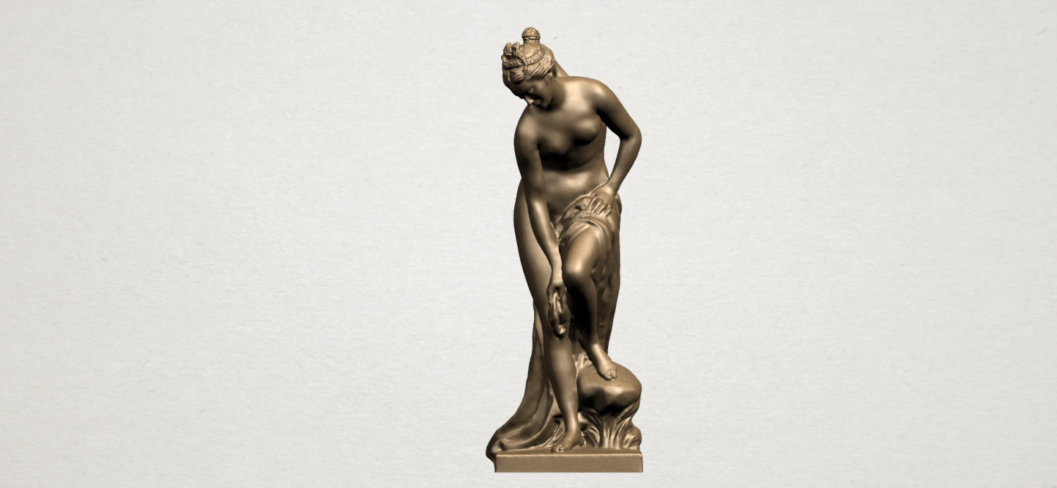 naked girl 04 3D Print Model .c4d .max .obj .3ds .fbx .stl .blend 