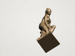 naked girl 04 3D-Druckmodell
