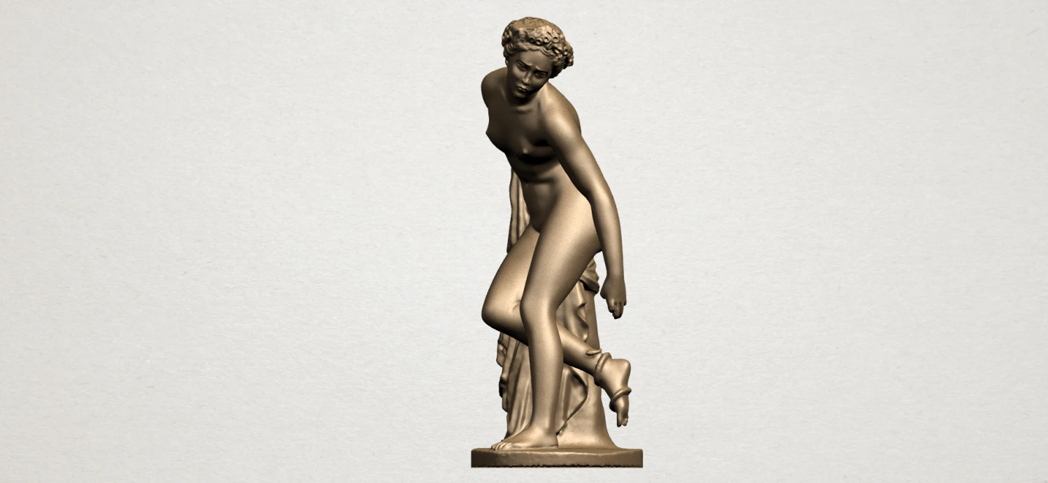 naked girl 05 3D Print Model .c4d .max .obj .3ds .fbx .stl .blend 