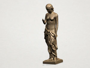 naakt meisje 06 3D printmodel