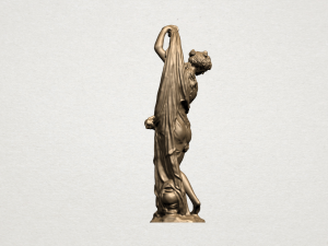 naked girl 07 Modèles 3D en vedette