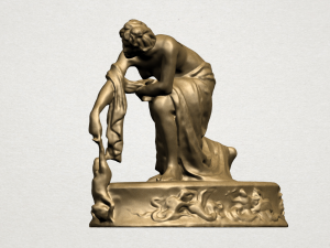 naked girl 08 Modèles 3D en vedette
