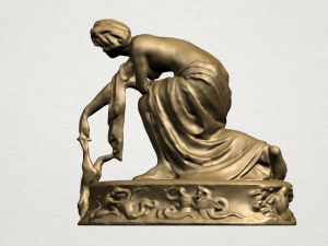 naked girl 08 Modèles 3D en vedette