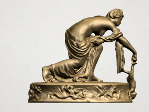 naked girl 08 3D Print Model