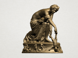 naked girl 08 Modèles 3D en vedette