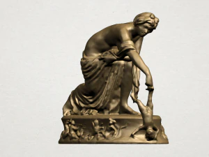 naked girl 08 3D Print Model