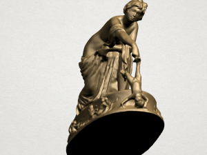 naked girl 08 Modèles 3D en vedette