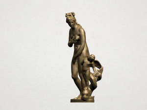 naked girl 09 3D-printmodel