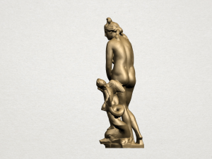 naked girl 09 3D-printmodel