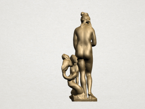 naked girl 09 3D-printmodel